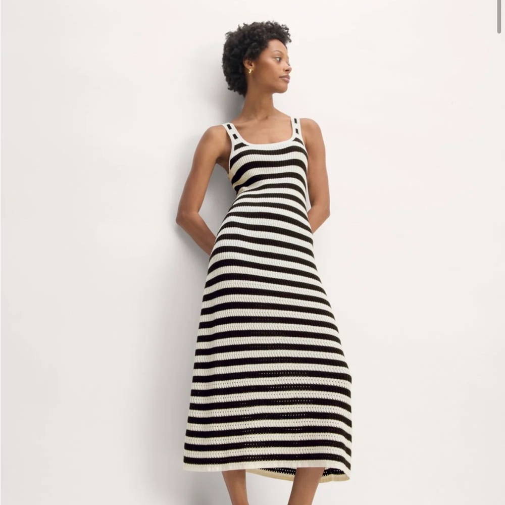 Everlane The Crochet Knit Tank Dress